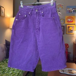 Vintage 80s Nuovo Purple High Rise Shorts